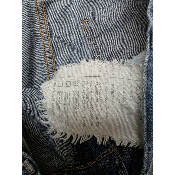 Current Elliott The Roller Jeans Bayberry Low Rise Relaxed Straight Leg 28 - Picture 7 of 11